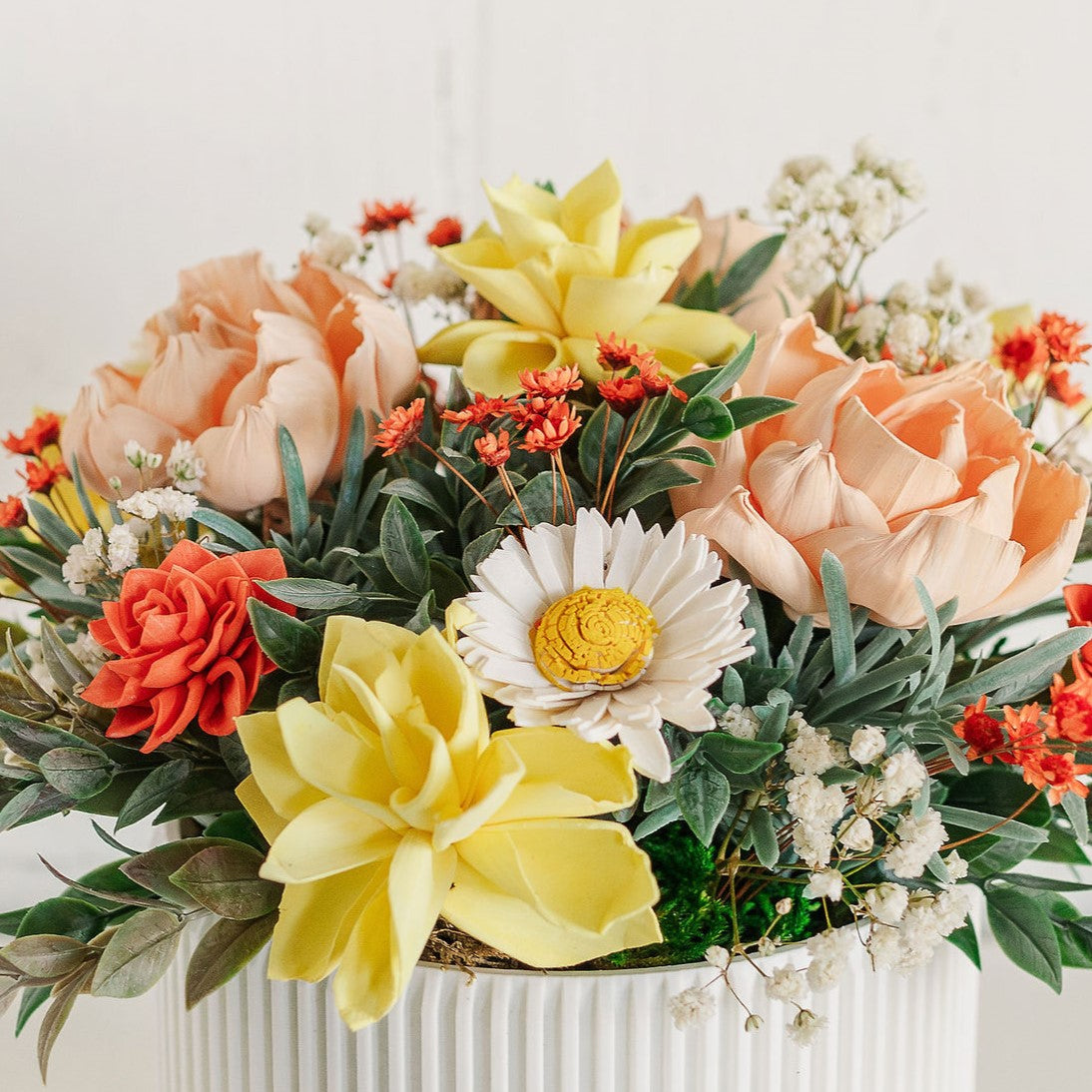 w.o.d.　F.L.O.W.E.R.S. 100 Random Assorted Wood Flowers – Sola-Flowers